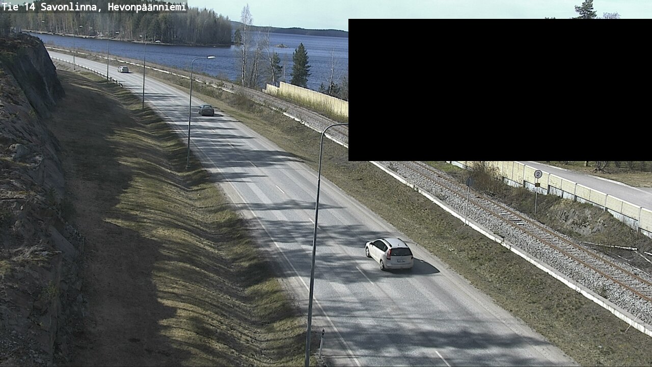 Weather Camera Image Väg 14 Nyslott, Hevonpäänniemi, Savonlinna, Etelä-Savo