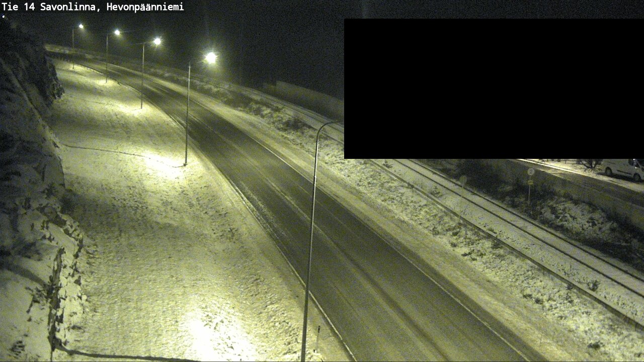 Weather Camera Image Road 14 Savonlinna, Hevonpäänniem, Savonlinna, Etelä-Savo