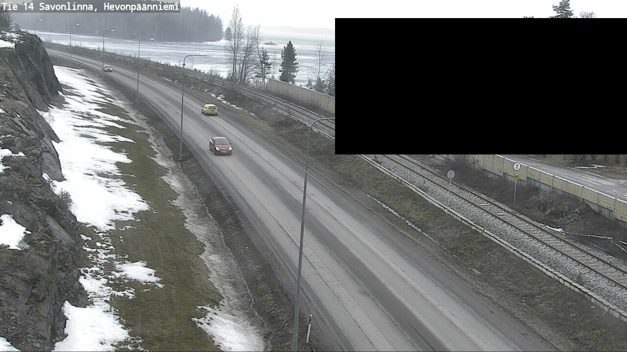 Weather Camera Image Väg 14 Nyslott, Hevonpäänniemi, Savonlinna, Etelä-Savo