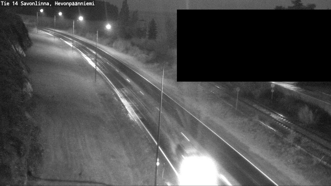 Weather Camera Image Road 14 Savonlinna, Hevonpäänniem, Savonlinna, Etelä-Savo