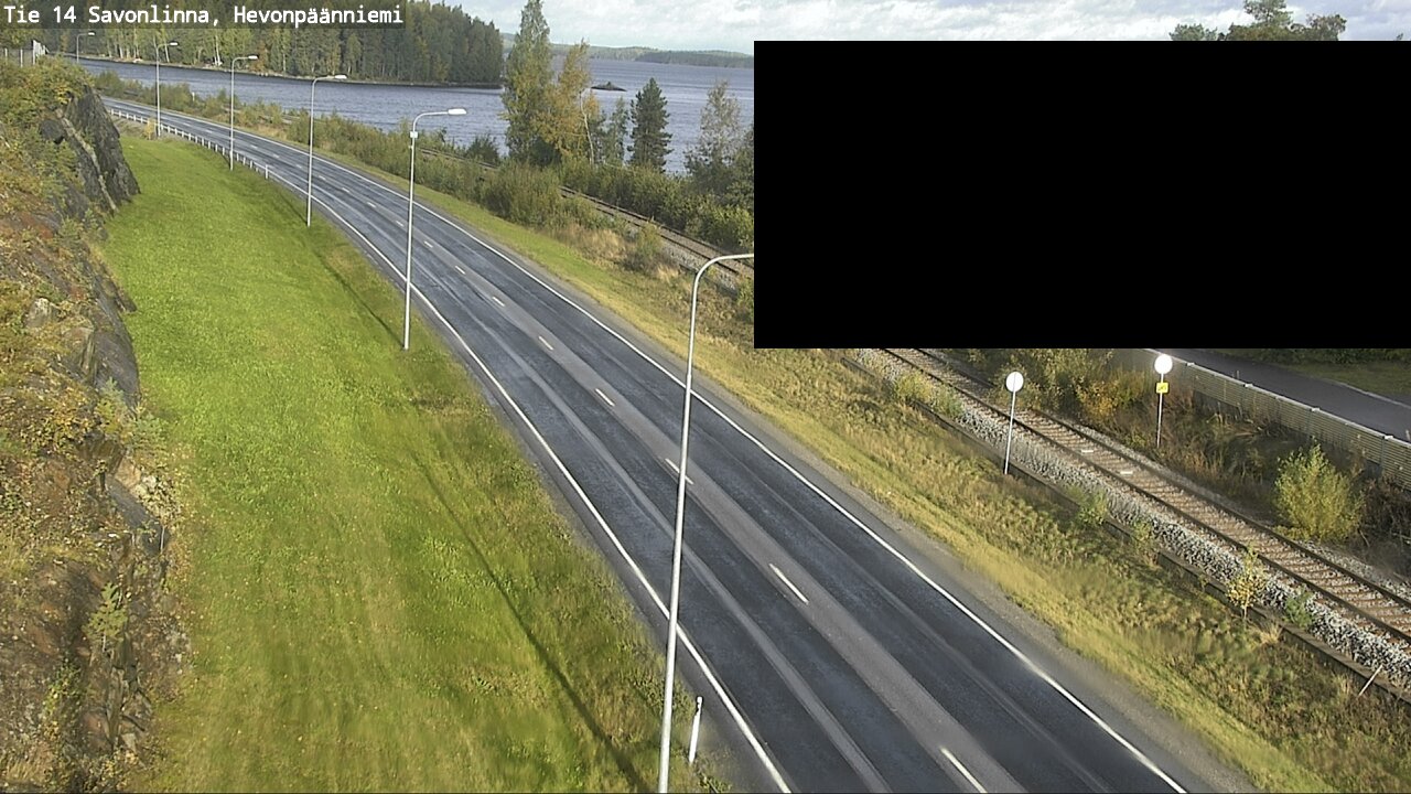 Weather Camera Image Road 14 Savonlinna, Hevonpäänniem, Savonlinna, Etelä-Savo