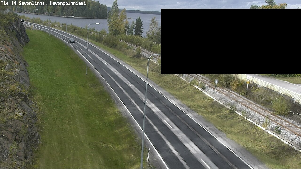 Weather Camera Image Road 14 Savonlinna, Hevonpäänniem, Savonlinna, Etelä-Savo