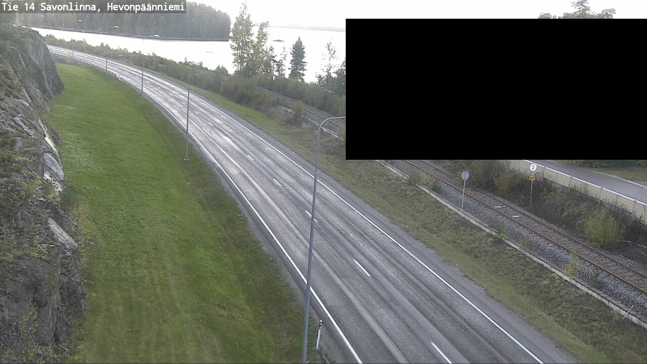 Weather Camera Image Road 14 Savonlinna, Hevonpäänniem, Savonlinna, Etelä-Savo