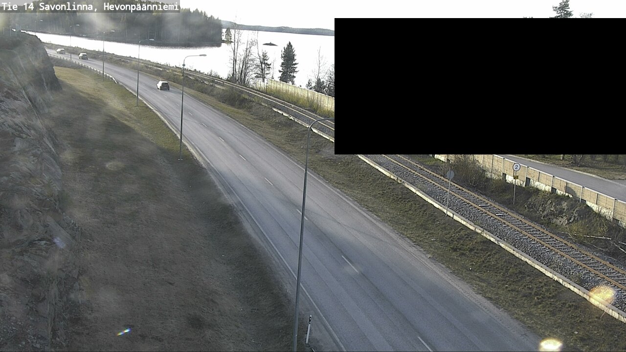 Weather Camera Image Väg 14 Nyslott, Hevonpäänniemi, Savonlinna, Etelä-Savo