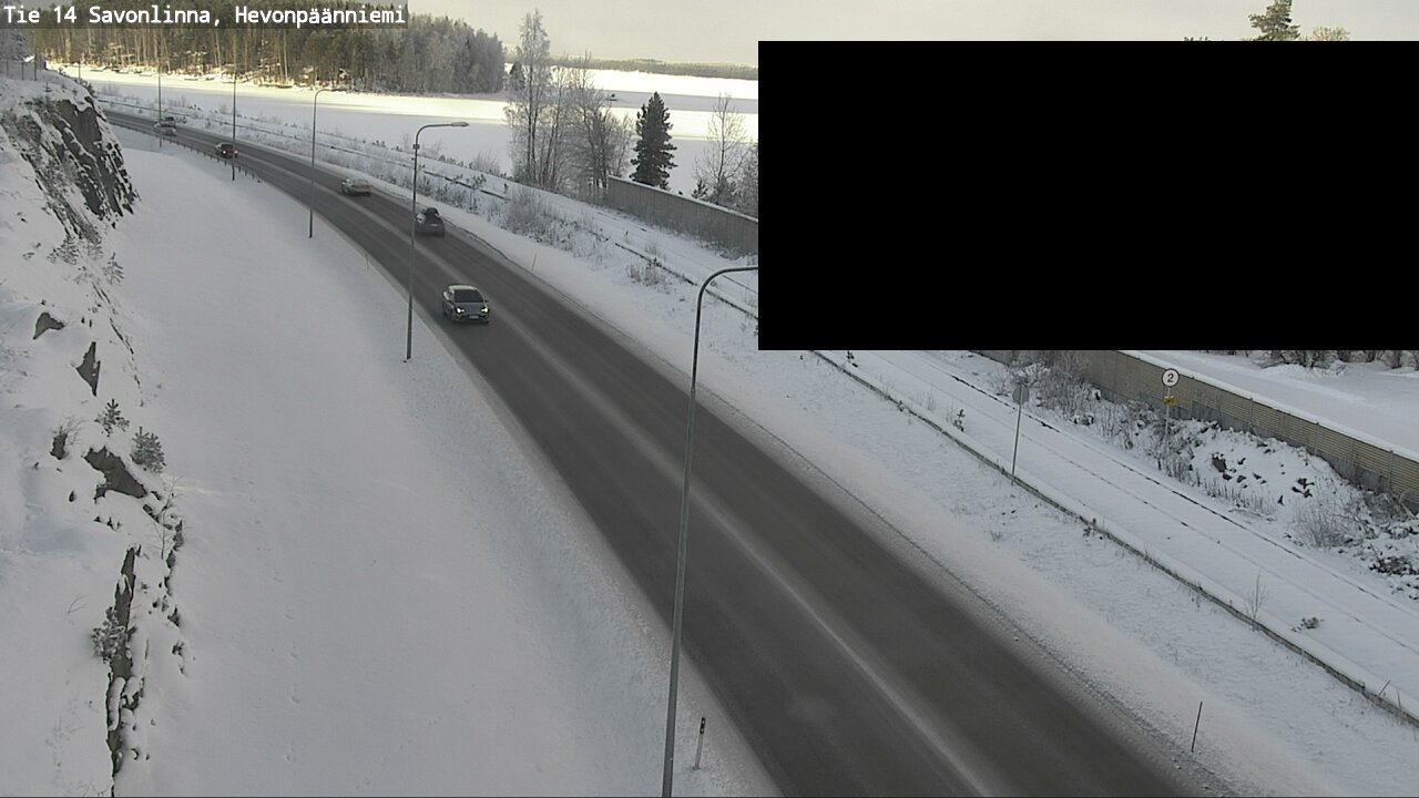 Weather Camera Image Väg 14 Nyslott, Hevonpäänniemi, Savonlinna, Etelä-Savo