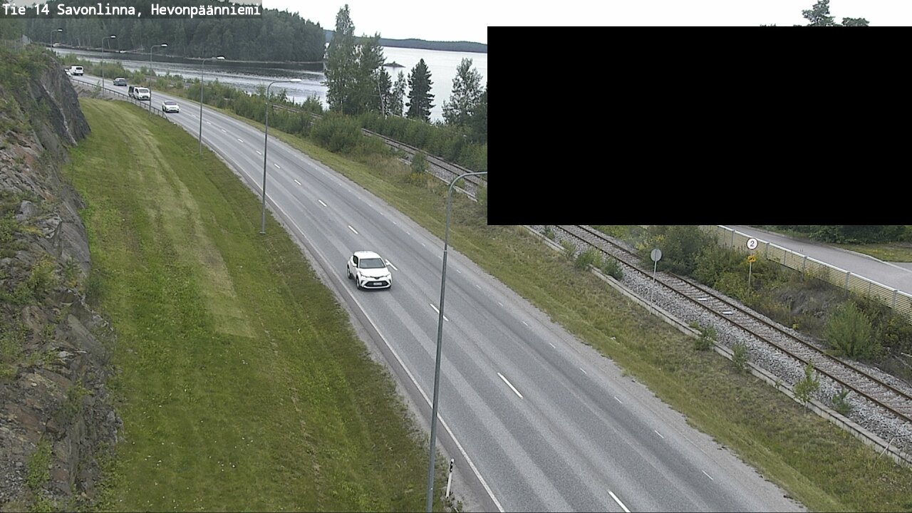 Weather Camera Image Road 14 Savonlinna, Hevonpäänniem, Savonlinna, Etelä-Savo
