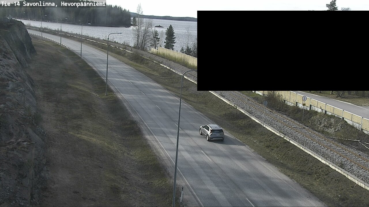 Weather Camera Image Väg 14 Nyslott, Hevonpäänniemi, Savonlinna, Etelä-Savo