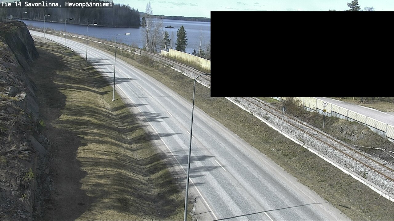 Weather Camera Image Väg 14 Nyslott, Hevonpäänniemi, Savonlinna, Etelä-Savo