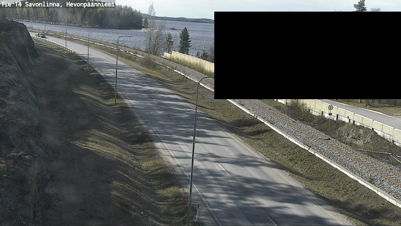 Weather Camera Image Väg 14 Nyslott, Hevonpäänniemi, Savonlinna, Etelä-Savo