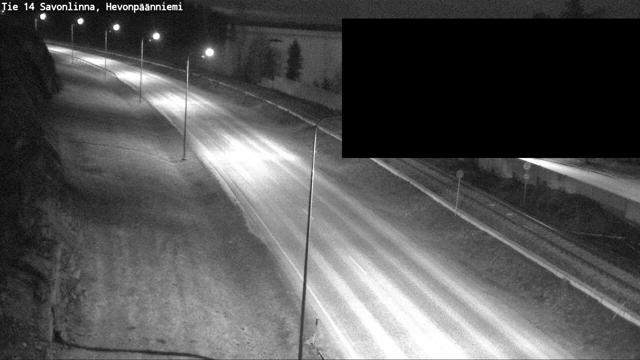 Weather Camera Image Väg 14 Nyslott, Hevonpäänniemi, Savonlinna, Etelä-Savo