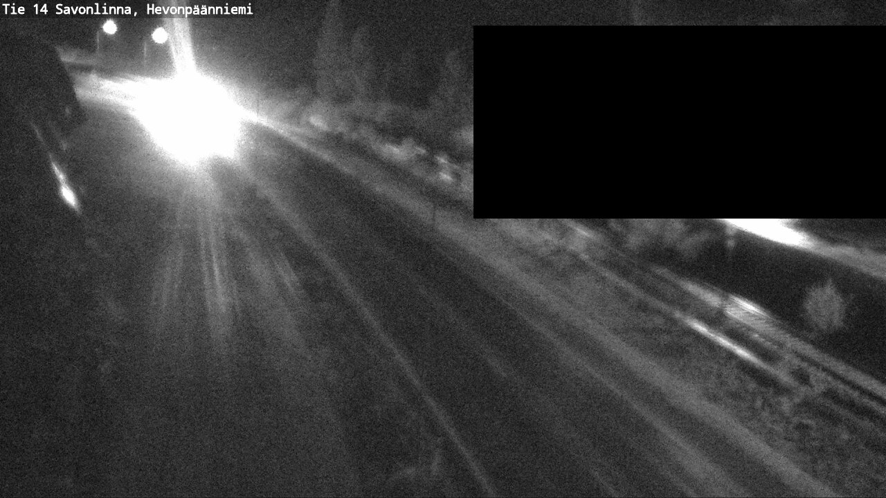 Weather Camera Image Road 14 Savonlinna, Hevonpäänniem, Savonlinna, Etelä-Savo