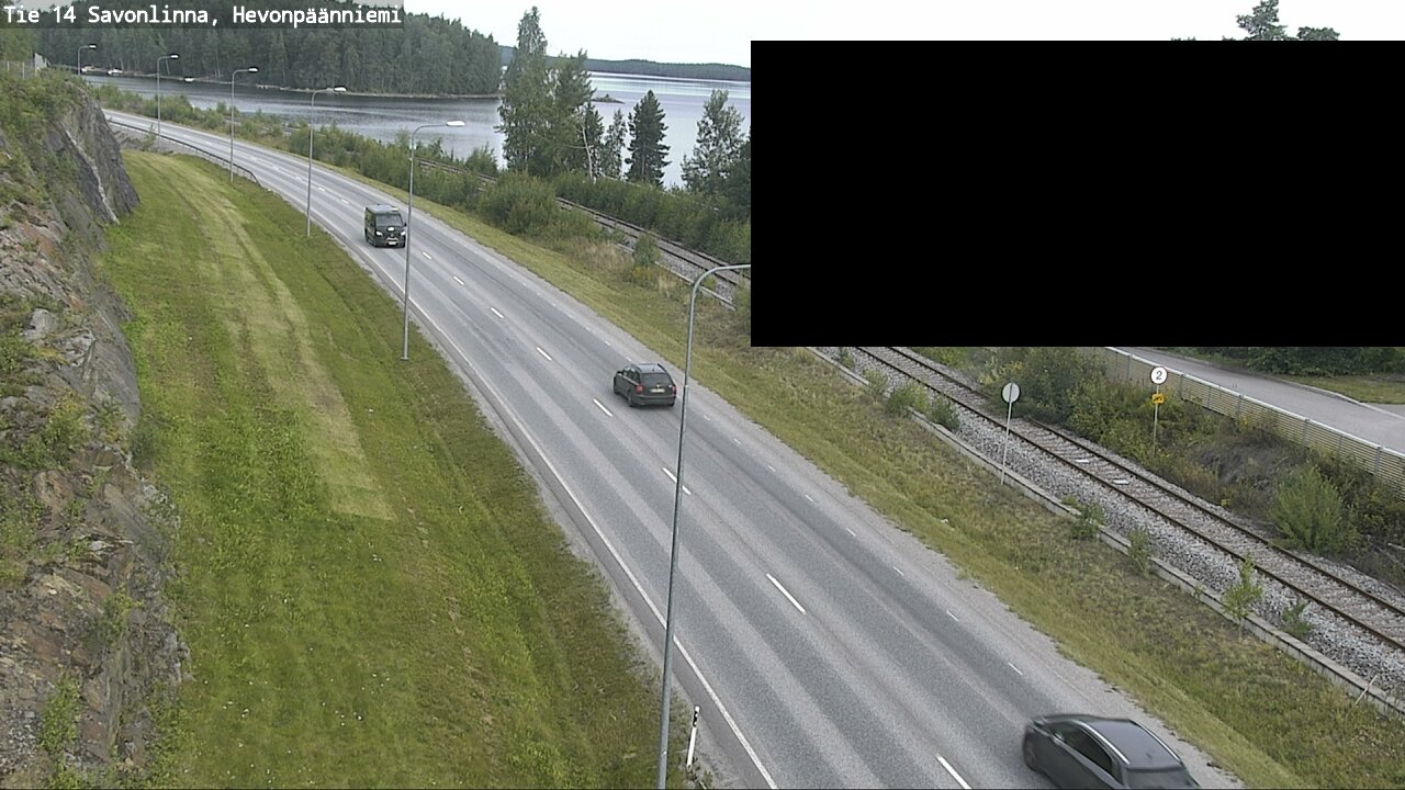 Weather Camera Image Road 14 Savonlinna, Hevonpäänniem, Savonlinna, Etelä-Savo