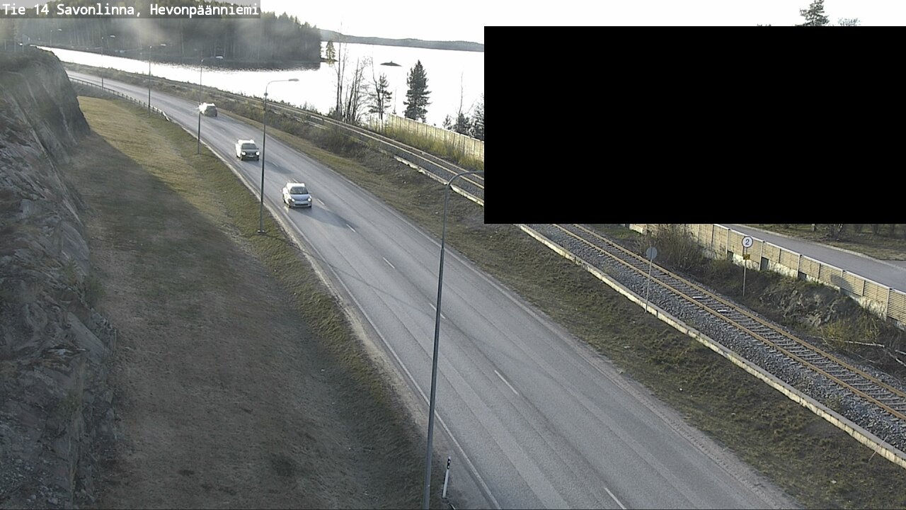 Weather Camera Image Väg 14 Nyslott, Hevonpäänniemi, Savonlinna, Etelä-Savo