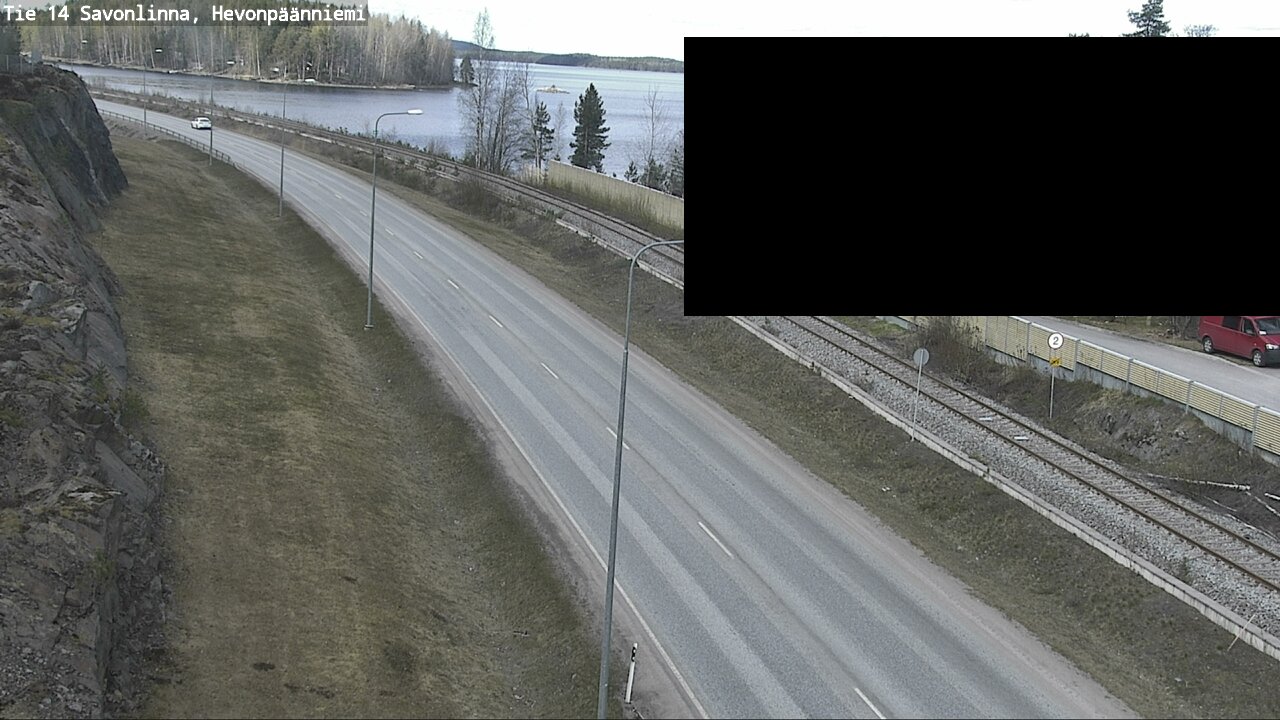 Weather Camera Image Väg 14 Nyslott, Hevonpäänniemi, Savonlinna, Etelä-Savo