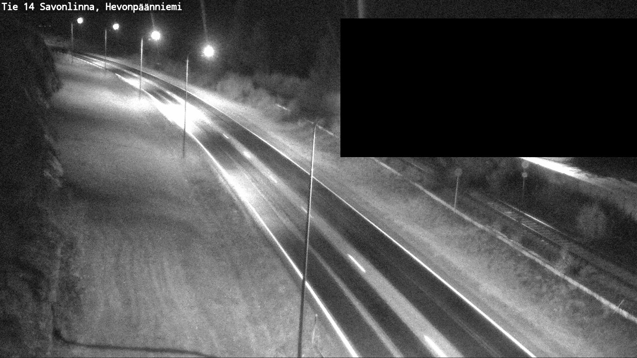 Weather Camera Image Road 14 Savonlinna, Hevonpäänniem, Savonlinna, Etelä-Savo