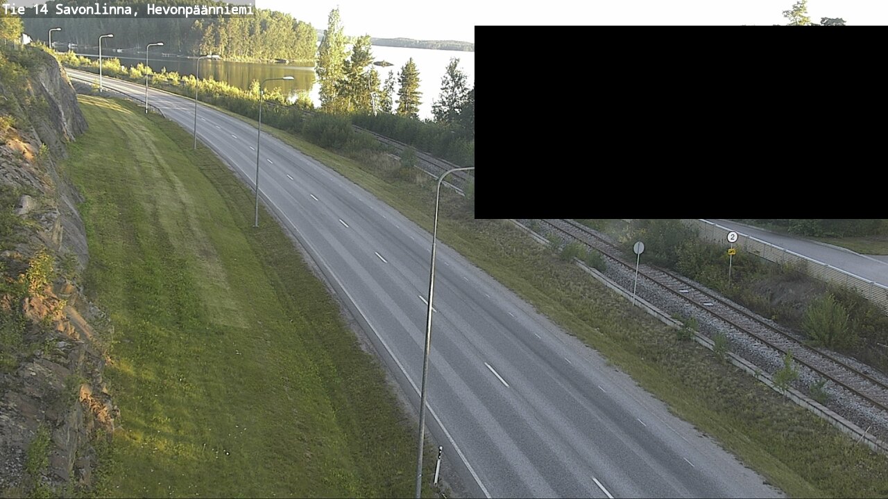 Weather Camera Image Road 14 Savonlinna, Hevonpäänniem, Savonlinna, Etelä-Savo