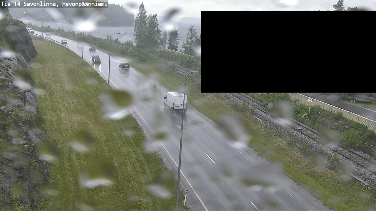 Weather Camera Image Road 14 Savonlinna, Hevonpäänniem, Savonlinna, Etelä-Savo