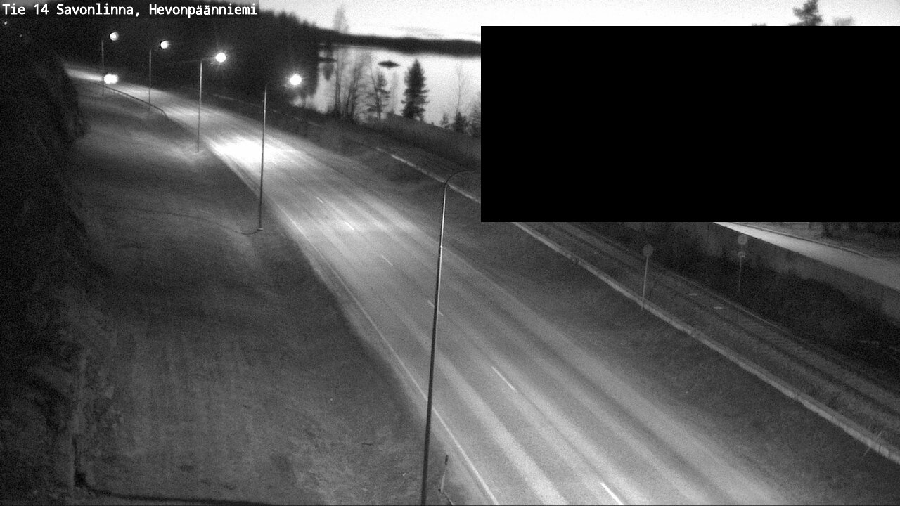 Weather Camera Image Väg 14 Nyslott, Hevonpäänniemi, Savonlinna, Etelä-Savo