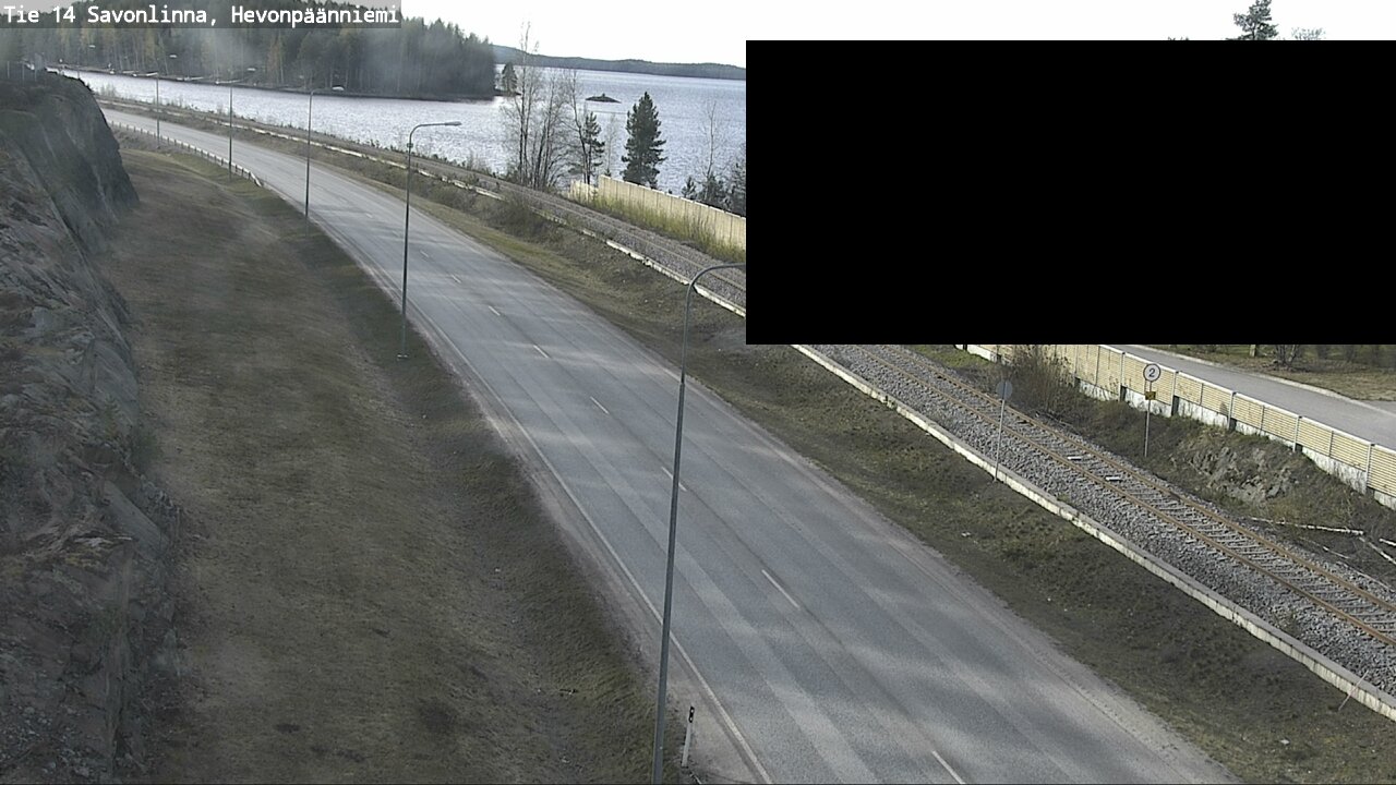 Weather Camera Image Väg 14 Nyslott, Hevonpäänniemi, Savonlinna, Etelä-Savo