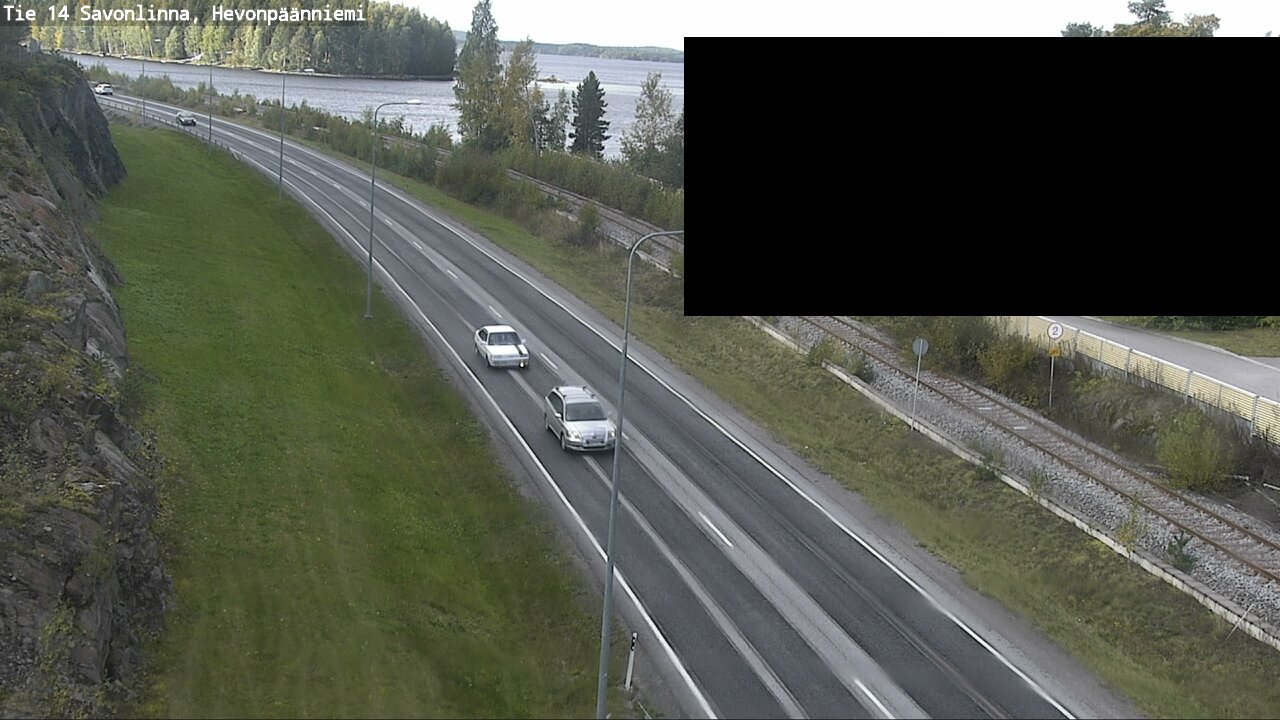 Weather Camera Image Road 14 Savonlinna, Hevonpäänniem, Savonlinna, Etelä-Savo
