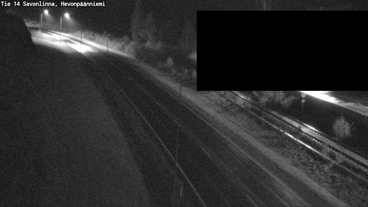 Weather Camera Image Road 14 Savonlinna, Hevonpäänniem, Savonlinna, Etelä-Savo
