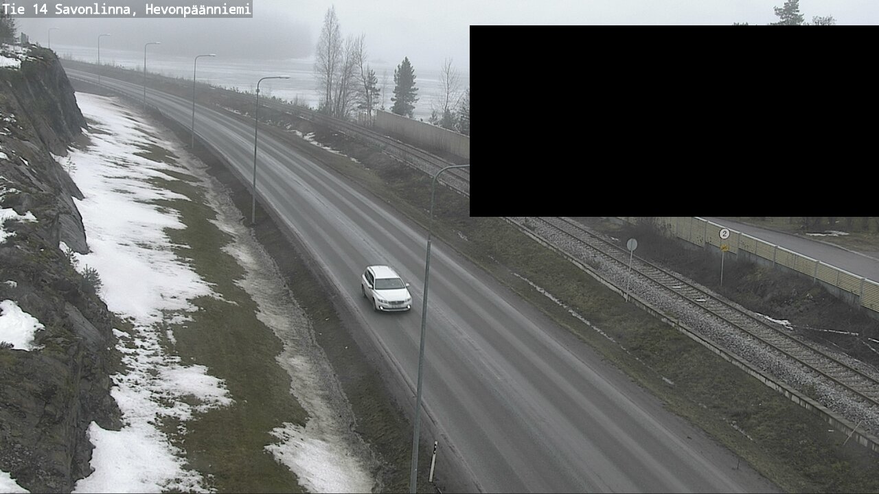 Weather Camera Image Road 14 Savonlinna, Hevonpäänniem, Savonlinna, Etelä-Savo