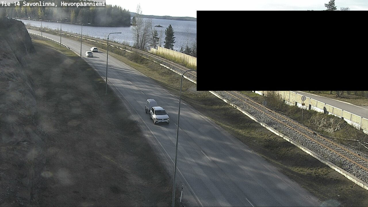 Weather Camera Image Väg 14 Nyslott, Hevonpäänniemi, Savonlinna, Etelä-Savo