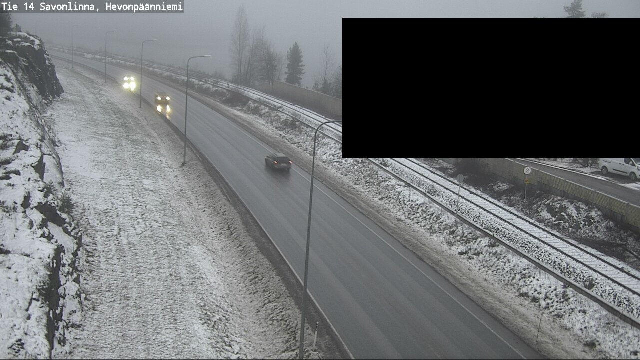 Weather Camera Image Road 14 Savonlinna, Hevonpäänniem, Savonlinna, Etelä-Savo