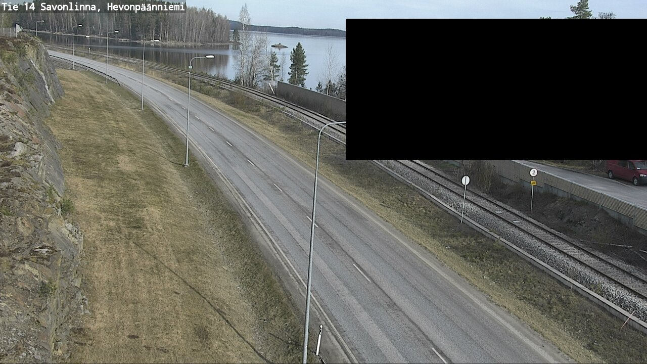 Weather Camera Image Väg 14 Nyslott, Hevonpäänniemi, Savonlinna, Etelä-Savo