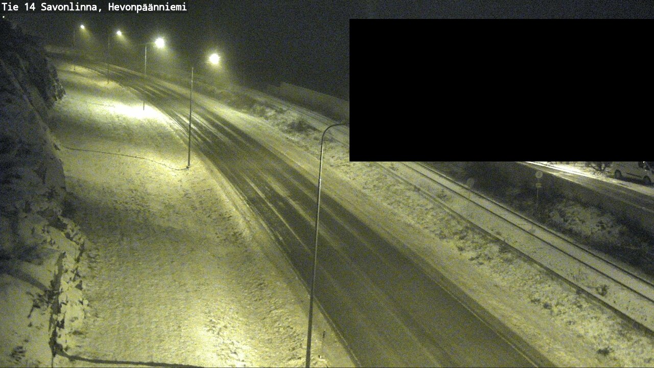 Weather Camera Image Road 14 Savonlinna, Hevonpäänniem, Savonlinna, Etelä-Savo