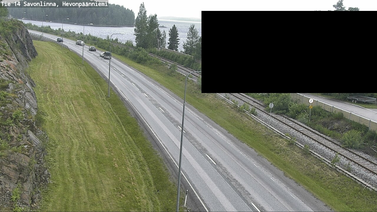 Weather Camera Image Road 14 Savonlinna, Hevonpäänniem, Savonlinna, Etelä-Savo