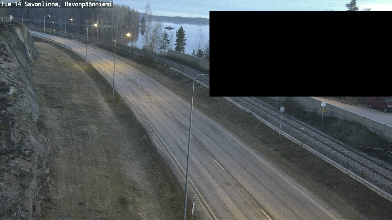 Weather Camera Image Väg 14 Nyslott, Hevonpäänniemi, Savonlinna, Etelä-Savo