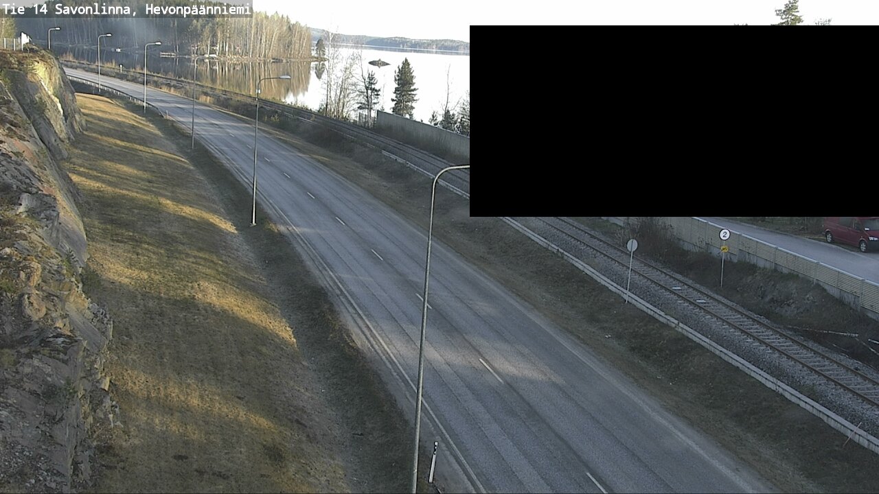 Weather Camera Image Väg 14 Nyslott, Hevonpäänniemi, Savonlinna, Etelä-Savo