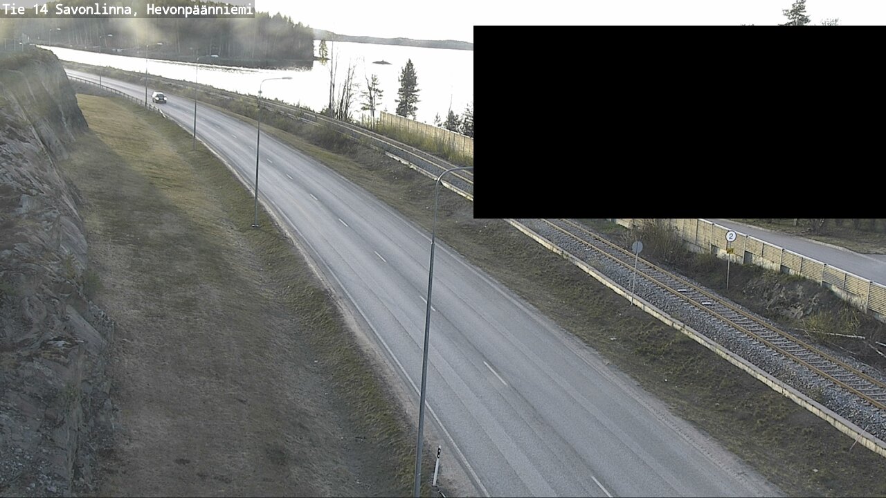 Weather Camera Image Väg 14 Nyslott, Hevonpäänniemi, Savonlinna, Etelä-Savo