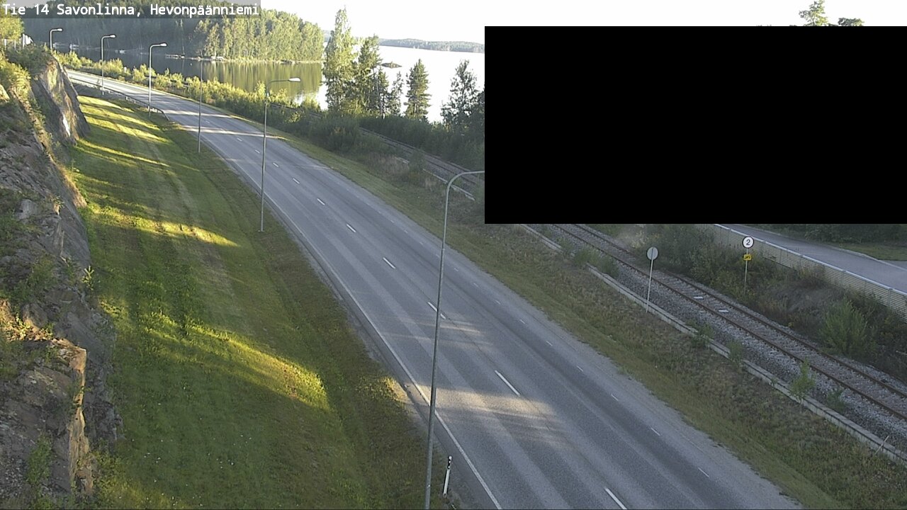 Weather Camera Image Road 14 Savonlinna, Hevonpäänniem, Savonlinna, Etelä-Savo