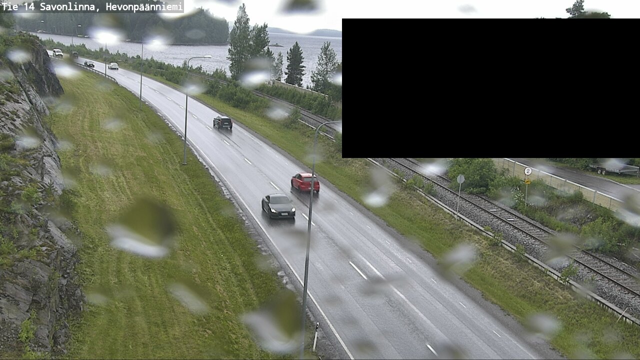 Weather Camera Image Road 14 Savonlinna, Hevonpäänniem, Savonlinna, Etelä-Savo