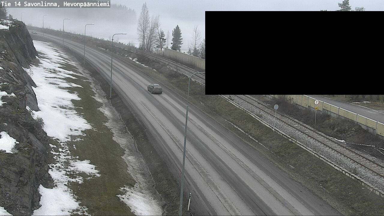 Weather Camera Image Road 14 Savonlinna, Hevonpäänniem, Savonlinna, Etelä-Savo