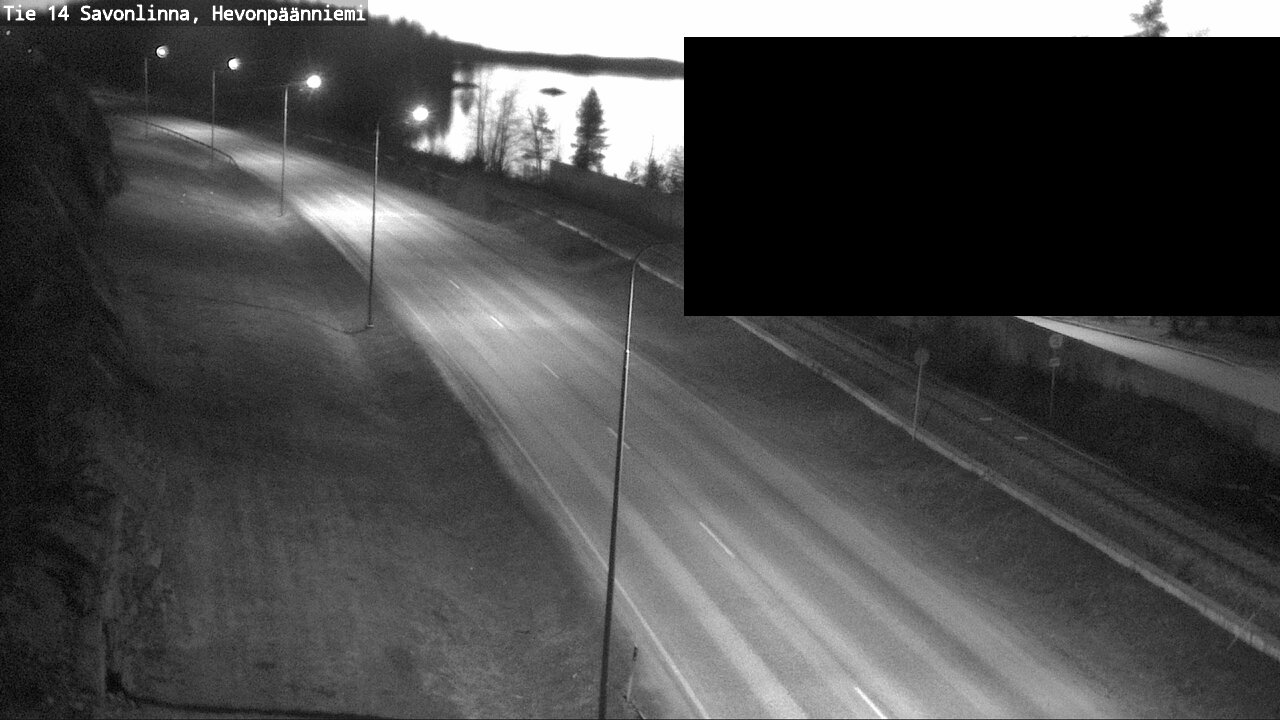 Weather Camera Image Väg 14 Nyslott, Hevonpäänniemi, Savonlinna, Etelä-Savo