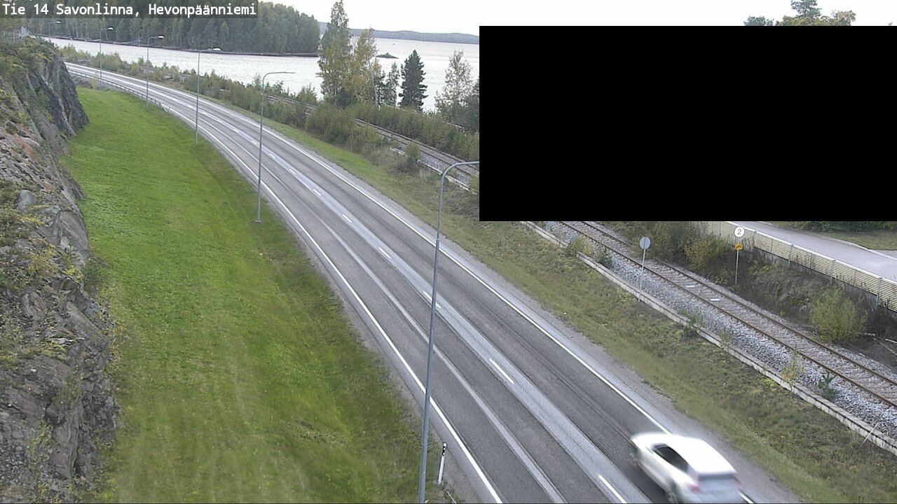 Weather Camera Image Road 14 Savonlinna, Hevonpäänniem, Savonlinna, Etelä-Savo