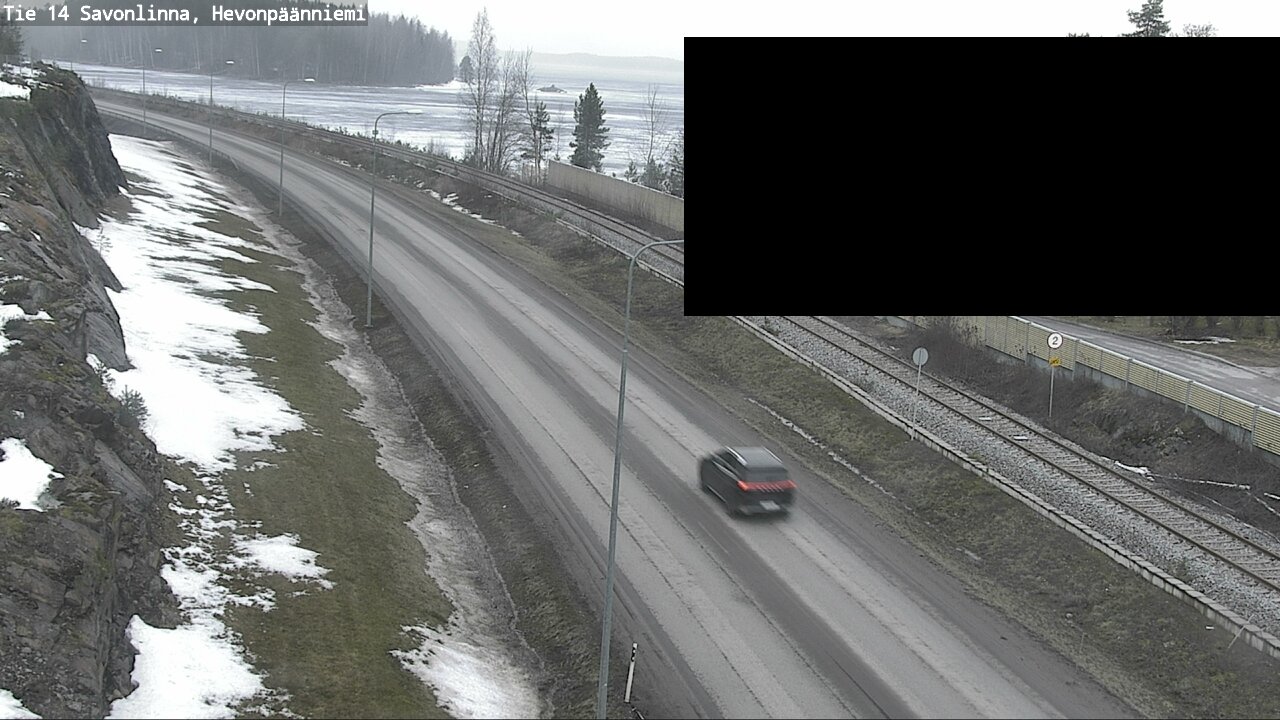 Weather Camera Image Road 14 Savonlinna, Hevonpäänniem, Savonlinna, Etelä-Savo
