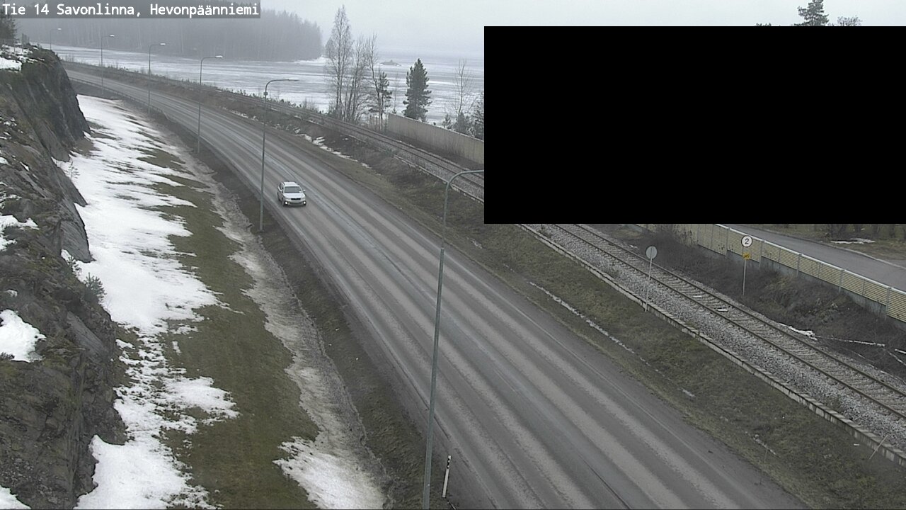 Weather Camera Image Road 14 Savonlinna, Hevonpäänniem, Savonlinna, Etelä-Savo