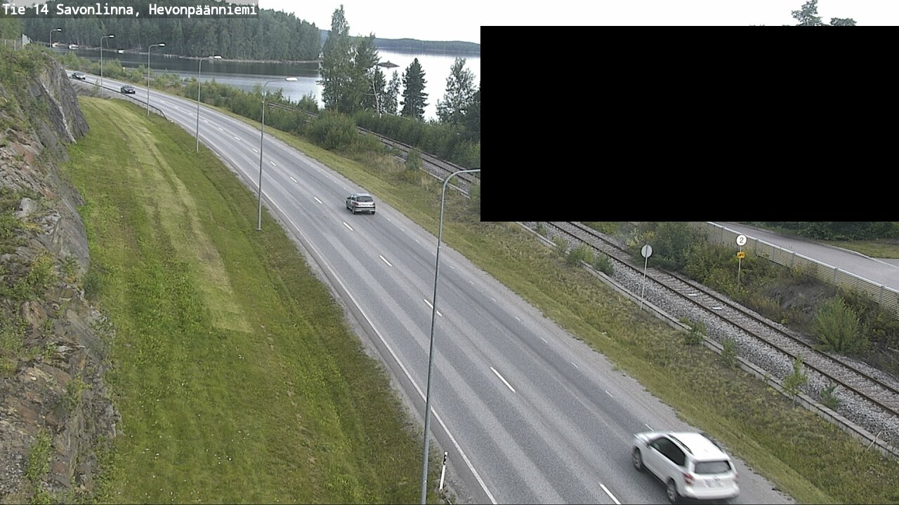 Weather Camera Image Road 14 Savonlinna, Hevonpäänniem, Savonlinna, Etelä-Savo