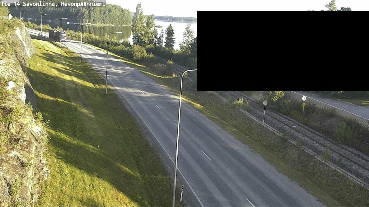 Weather Camera Image Road 14 Savonlinna, Hevonpäänniem, Savonlinna, Etelä-Savo