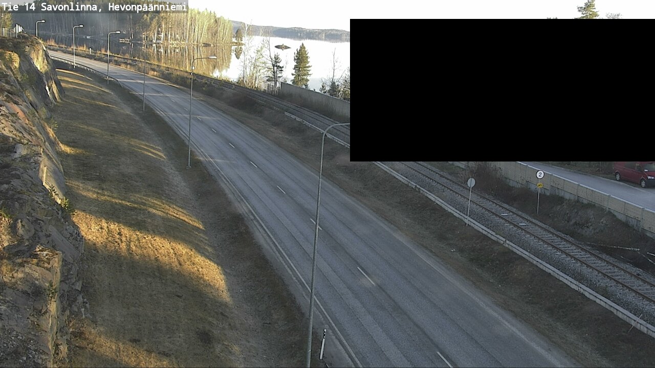 Weather Camera Image Väg 14 Nyslott, Hevonpäänniemi, Savonlinna, Etelä-Savo