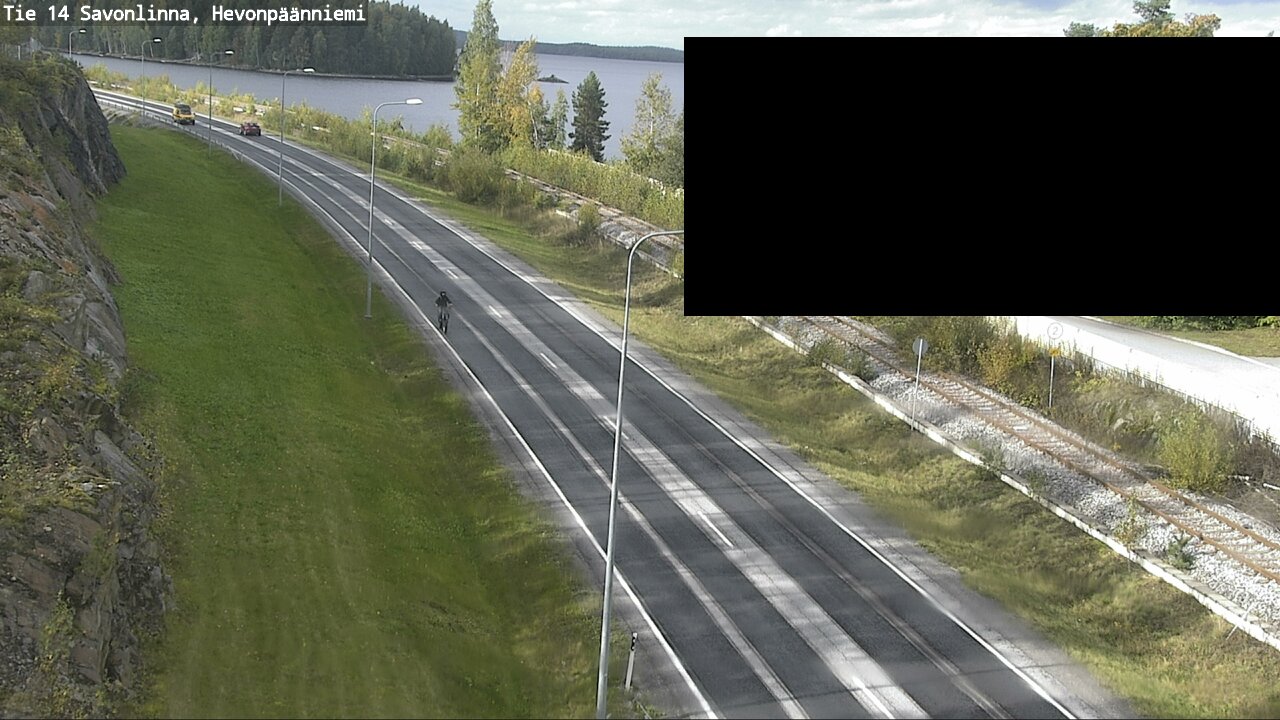 Weather Camera Image Road 14 Savonlinna, Hevonpäänniem, Savonlinna, Etelä-Savo