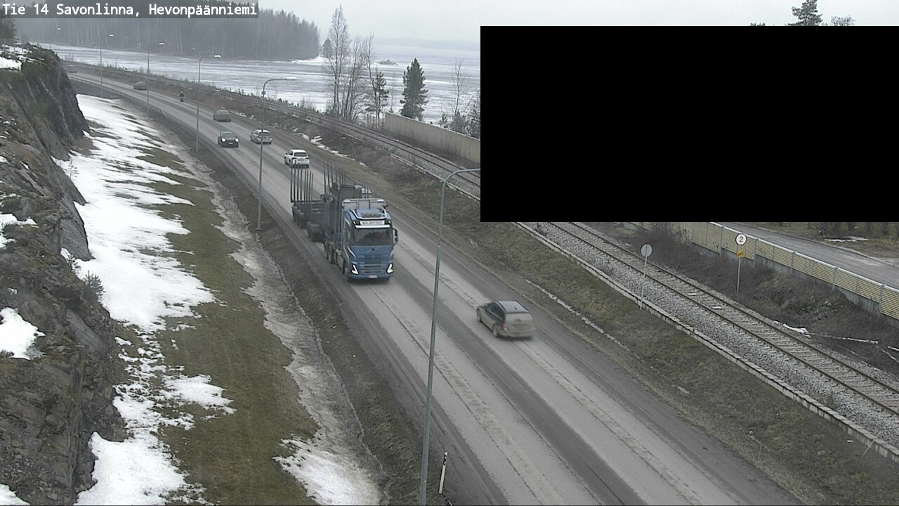 Weather Camera Image Road 14 Savonlinna, Hevonpäänniem, Savonlinna, Etelä-Savo
