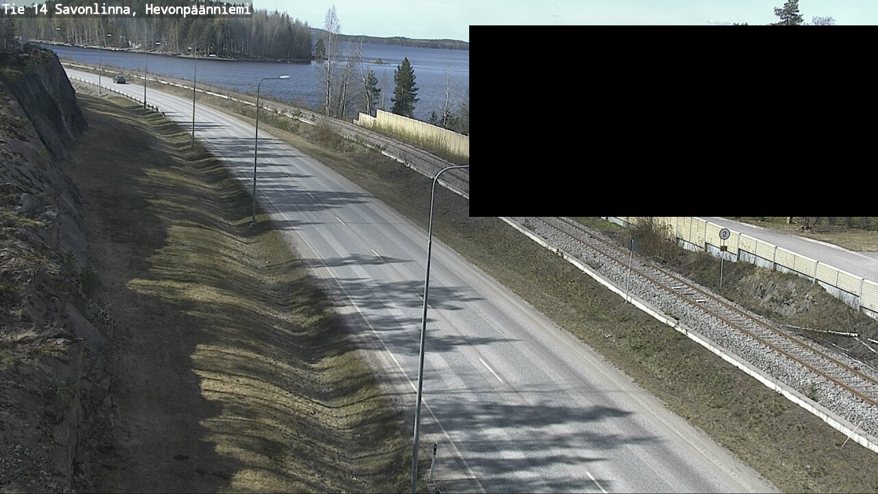 Weather Camera Image Väg 14 Nyslott, Hevonpäänniemi, Savonlinna, Etelä-Savo