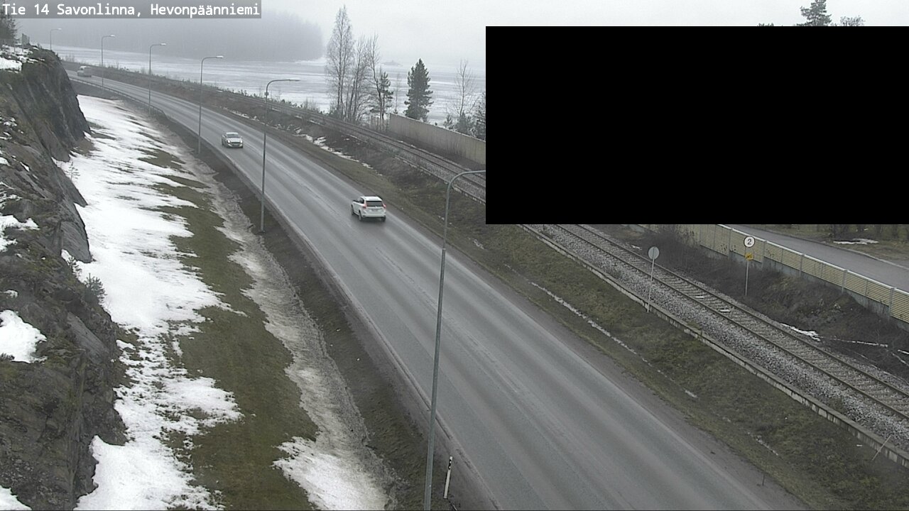 Weather Camera Image Road 14 Savonlinna, Hevonpäänniem, Savonlinna, Etelä-Savo