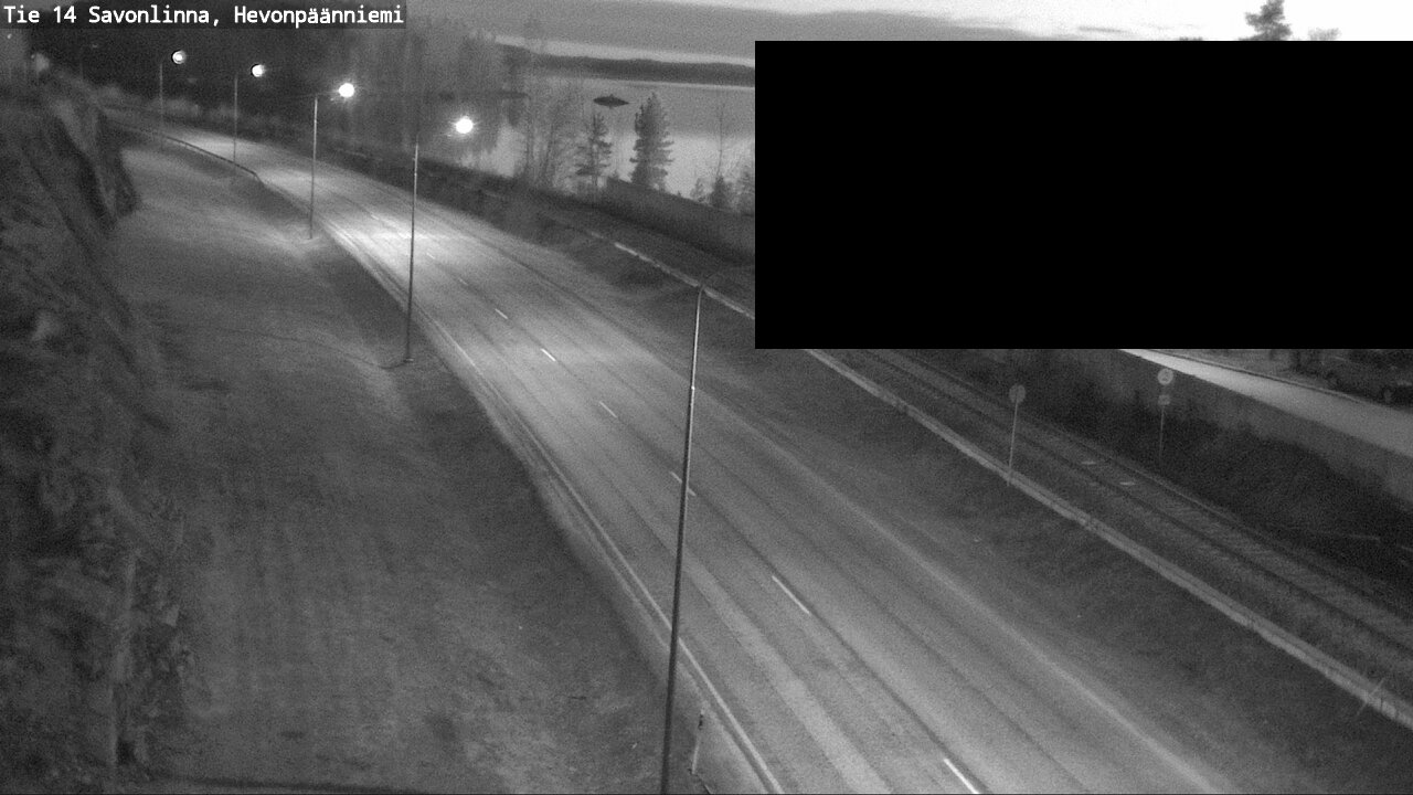 Weather Camera Image Väg 14 Nyslott, Hevonpäänniemi, Savonlinna, Etelä-Savo