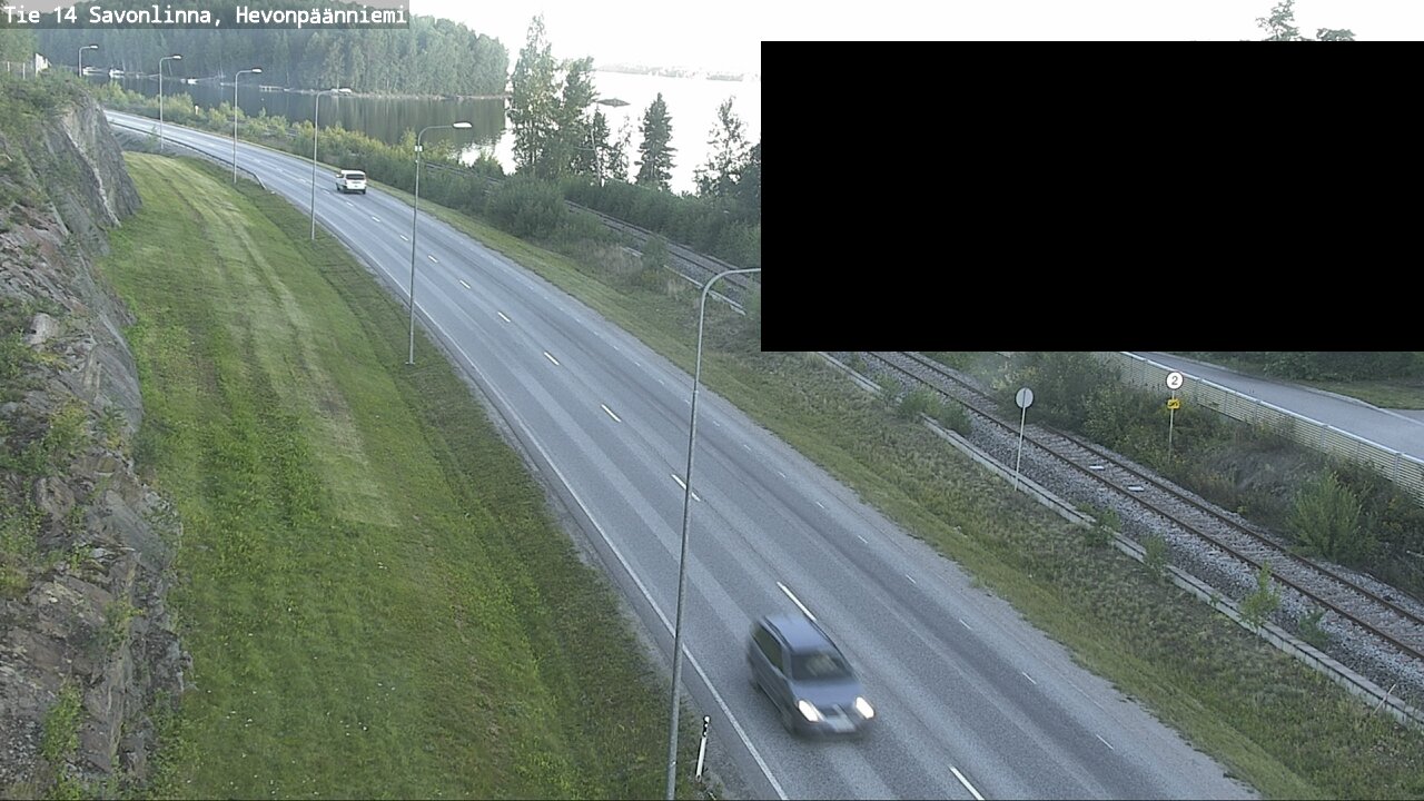 Weather Camera Image Road 14 Savonlinna, Hevonpäänniem, Savonlinna, Etelä-Savo